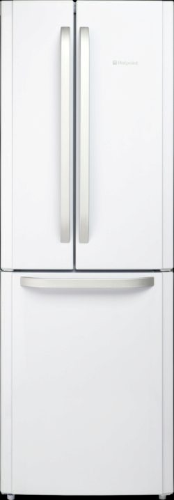 Hotpoint - FFU3DW American - Fridge Freezer - White